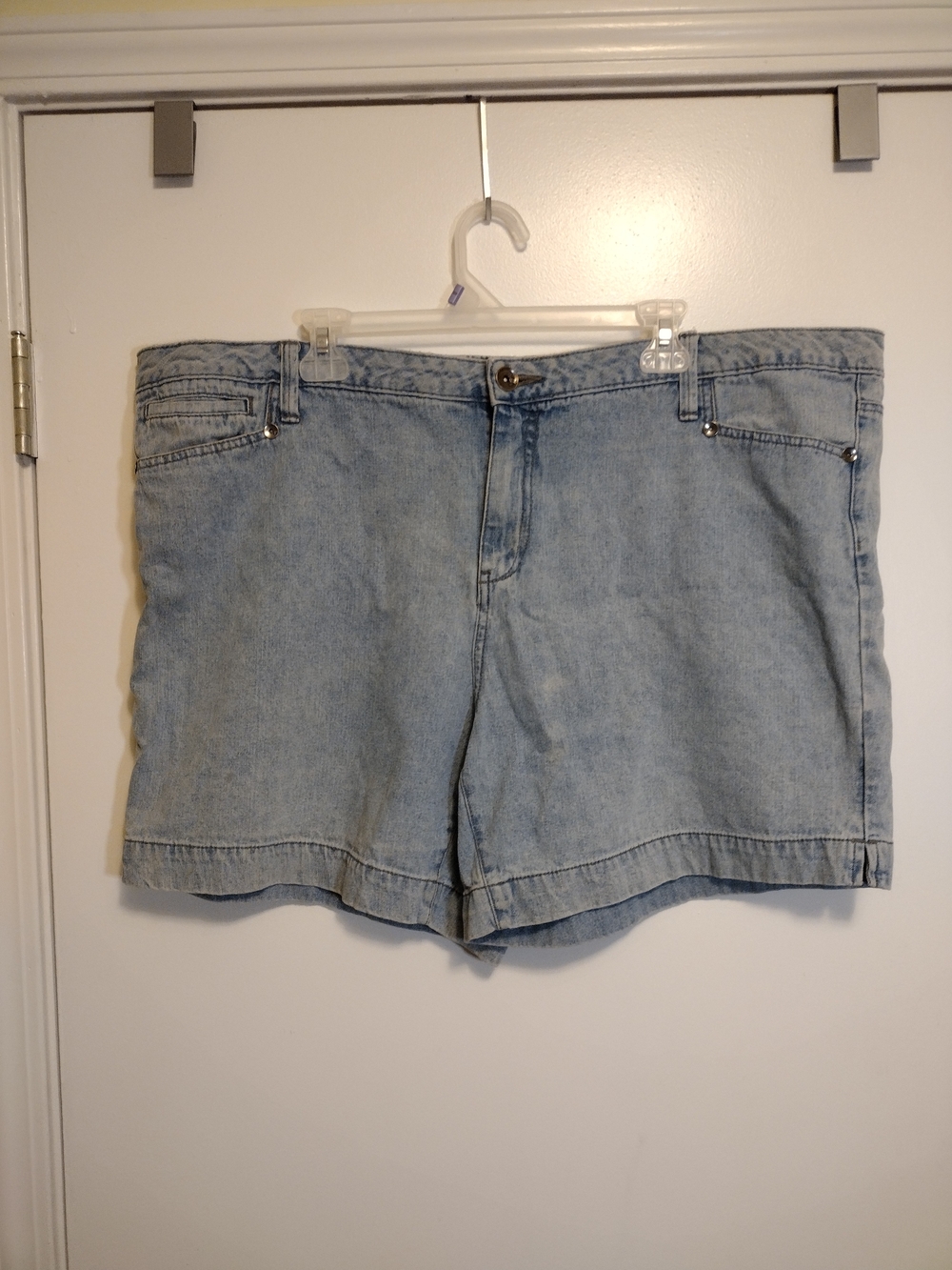 Faded Glory Light Blue Denim Jean Shorts